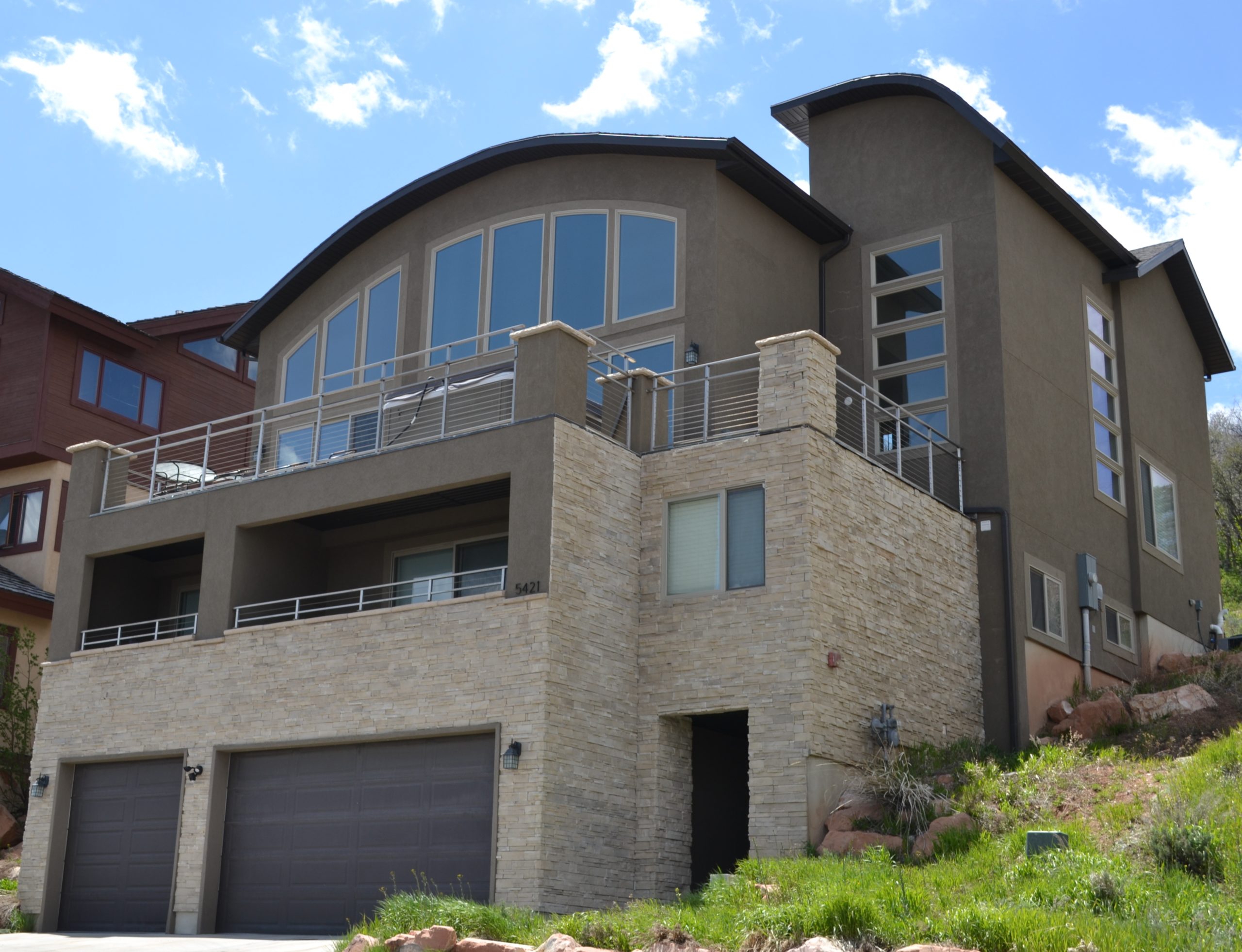 Gorgeous Mountain Chateau - Front View